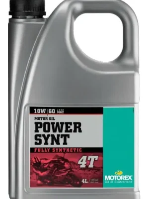 Motorový olej Motorex Power Synt 4T 10W-60, 4L Originální