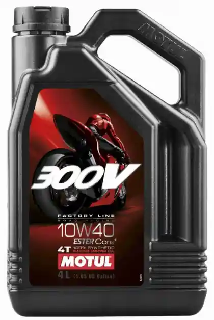 Výprodej Motorový olej Motul 300V 4T Factory Line Road Racing 10W-40, 4L