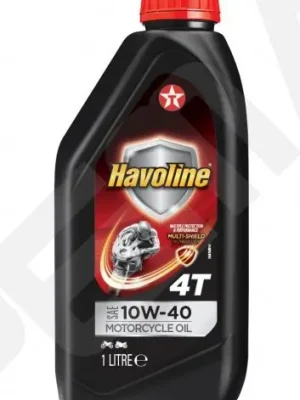 Finální Výprodej Motorový olej Texaco Havoline Motorcycle Oil 4T 10W-40, 1L