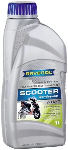 Cenová Bomba Motorový olej Ravenol Scooter Teilsynth 2T, 1L