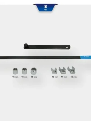 Brilliant Tools BT571050 Sada klíčů na klínové řemeny a napínací kladky, 8-dílná Výhodná Nabídka