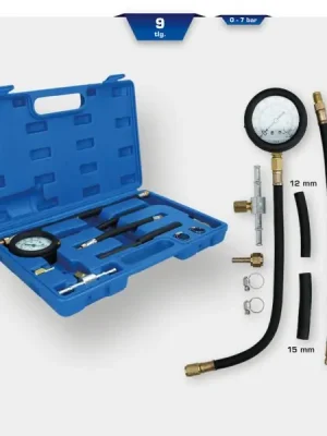 Brilliant Tools BT581250 Sada testerů tlaku vstřikovacích čerpadel paliva, 9-dílná Výhodná Nabídka