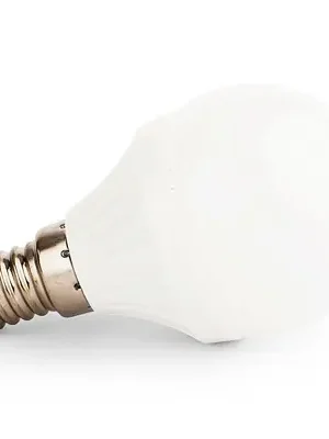 LED žárovka E14 bílá studená 8W G45 Sezónní Sleva
