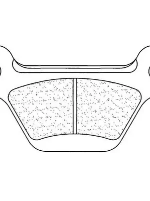 Brzdové destičky CL BRAKES 2370 RX3 Originální
