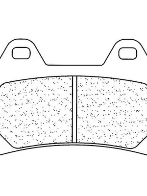Expresní Doručení Brzdové destičky CL BRAKES 2539 XBK5