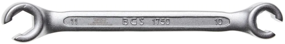 BGS 1750, Otevřený oboustranný očkový klíč | 10 x 11 mm Časově Omezené