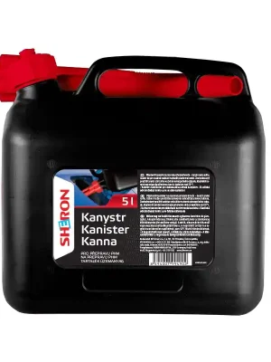 SHERON Kanystr na PHM 5 lt černý Horká Nabídka