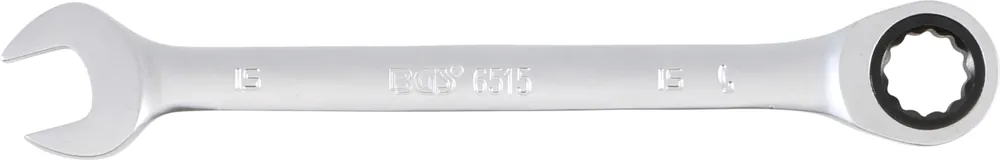 Nejprodávanější BGS 6515, Ráčnový očkoplochý klíč | 15 mm