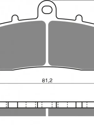Brzdové destičky GOLDFREN 318 S33 STREET FRONT Cenová Bomba