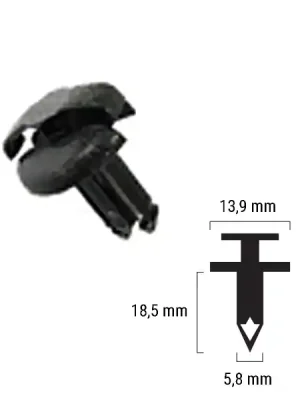 Nakupujte Hned Plastový nýt RMS 121832013