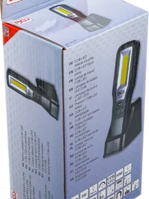 BGS 85347, Pracovní COB LED lampa | sklopná | s nabíjecí stanicí Speciální Cena