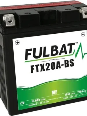 Bezúdržbová motocyklová baterie FULBAT FTX20A-BS (YTX20A-BS) Kup Teď