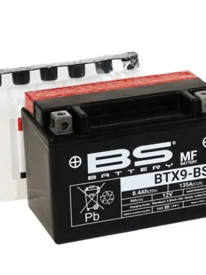 Vysoce Kvalitní Bezúdržbová motocyklová baterie BS-BATTERY BTX9-BS (YTX9-BS)