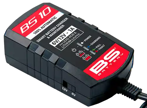 Cenová Bomba Nabíječka baterií BS-BATTERY AUTOMATIC BA10 (suitable also for Lithium) 6/12V 1000mA