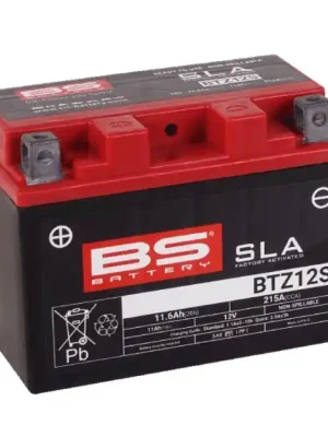 Sezónní Sleva Továrně aktivovaná motocyklová baterie BS-BATTERY BTZ12S (YTZ12S) SLA