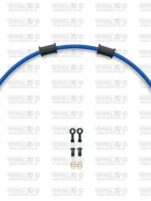 Hadice zadní brzdy Venhill POWERHOSEPLUS HON-10023RB-SB (1 hadice v sadě) modré hadice, černé koncovky Ověřený