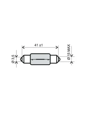 Poslední Šance Žárovka RMS FLOSSER 246510126 6V-15W T 15x42