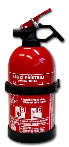 Hasící přístroj 1 Kg s revizí - práškový Tovární Cena