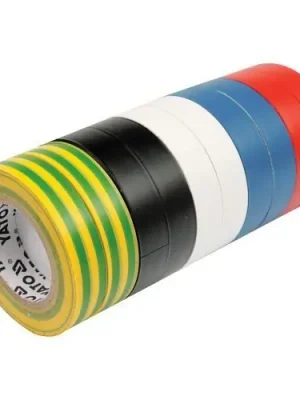 Yato Páska izolační 19 x 0,13 mm x 20 m barevná 10 ks YT-8173 Koupit Online