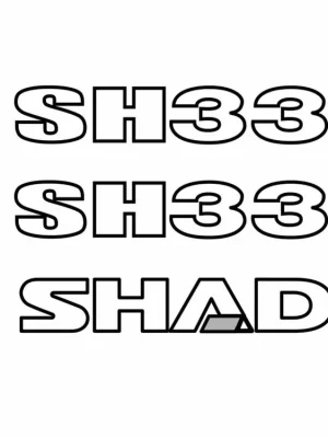 Samolepky SHAD D1B332ETR pro SH33 Zlevněný