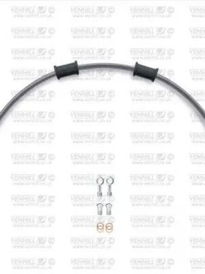 Aktuální Hadice přední brzdy sada Venhill POWERHOSEPLUS YAM-1009FS (1 hadice v sadě) Průhledné hadice, nerezové koncovky