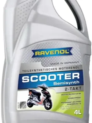 Motorový olej Ravenol Scooter Teilsynth 2T, 4L Finální Výprodej