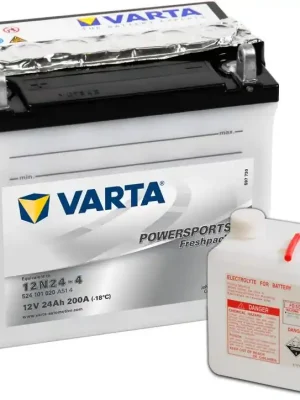 Nová Kolekce Motobaterie Varta Powersports Freshpack 12V, 24Ah, 12N24-4