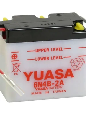 Motobaterie Yuasa Standard 6V, 4Ah, 6N4B-2A Autentický
