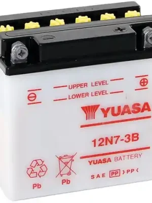 Nejlepší Cena Motobaterie Yuasa Standard 12V, 7Ah, 70A, 12N7-3B