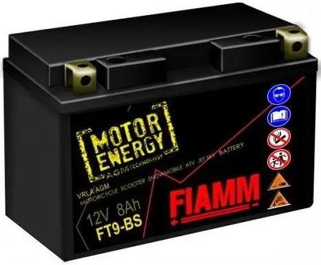 Motobaterie Fiamm Motorenergy AGM 12V, 8Ah, FT9-BS Kup Teď