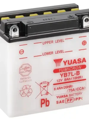 Motobaterie Yuasa Yumicron 12V, 8Ah, 75A, YB7L-B Nakupujte Hned