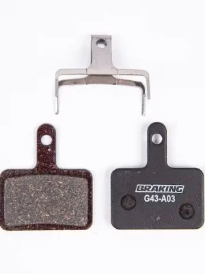 Vysoce Kvalitní brzdové destičky, BRAKING (směs Organic) 2 ks v balení