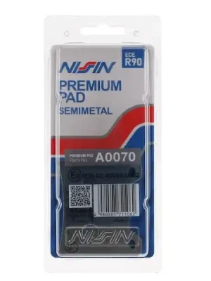 brzdové destičky, NISSIN (semi-metalická směs) 2 ks v balení Jen Po Omezenou Doba