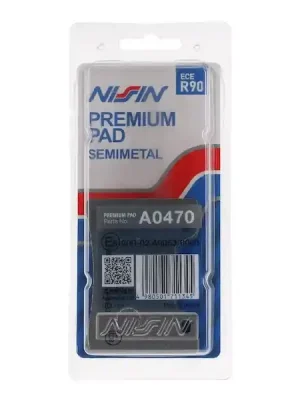 Sleva brzdové destičky, NISSIN (semi-metalická směs) 2 ks v balení