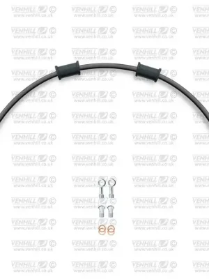Cenová Bomba Hadice zadní brzdy Venhill POWERHOSEPLUS KAW-9005RS-BK (1 hadice v sadě) černé hadice, nerezové koncovky