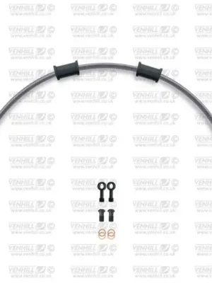 Autentický Hadice zadní brzdy Venhill POWERHOSEPLUS HON-4016RB (1 hadice v sadě) Průhledné hadice, černé koncovky