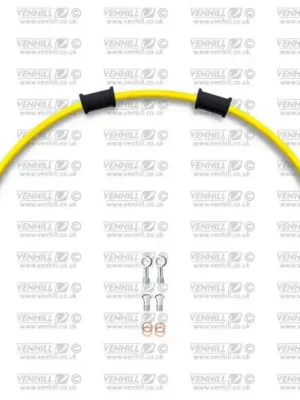 Zlevněný Hadice zadní brzdy Venhill POWERHOSEPLUS HON-6019RS-YE (1 hadice v sadě) žluté hadice, nerezové koncovky