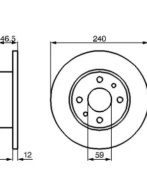 Brzdový kotouč BOSCH 0 986 478 353 Must-Have