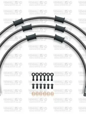 STANDARD Hadice přední brzdy sada Venhill POWERHOSEPLUS BMW-7002FB-BK (3 hadice v sadě) černé hadice, černé koncovky Výhodná Nabídka