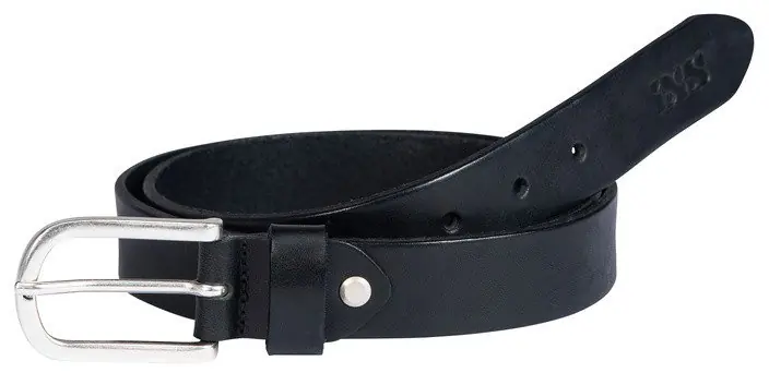 Klasický dámský kožený pásek iXS X33525-003-DM CLYDE 2.0 X33525 černý M Značkový