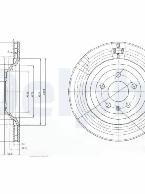 Poslední Šance Brzdový kotouč DELPHI BG3991