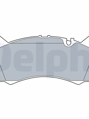 Sada brzdových destiček, kotoučová brzda DELPHI LP3527 Must-Have