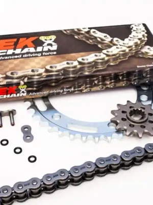 Akční Nabídka Řetězová sada EK PREMIUM EK + JT STF-310-195 with gold ZVO chain TOP quality