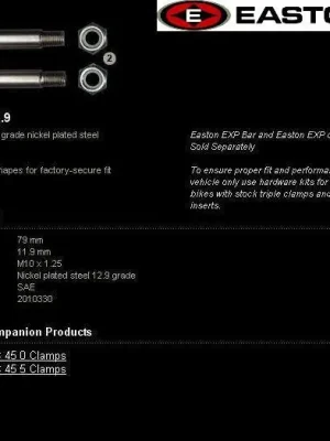 Nejlepší Volba Montážní sada řidítek EASTON EXP EXP TH 85 11.9