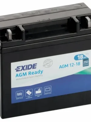 Akční Nabídka Motobaterie Exide Bike AGM Ready 12V, 18Ah, AGM12-18