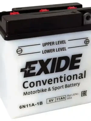 Nakupujte Hned Motobaterie Exide Bike Conventional 6V, 11Ah, 6N11A-1B