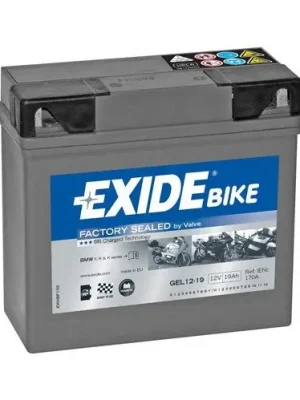 Horká Nabídka Motobaterie Exide Bike GEL 12V, 19Ah, GEL12-19 (51913-BMW)