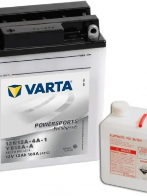 Objednat Nyní Motobaterie Varta Powersports Freshpack 12V, 12Ah, YB12A-A