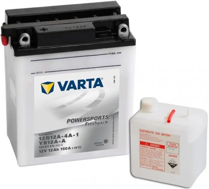 Objednat Nyní Motobaterie Varta Powersports Freshpack 12V, 12Ah, YB12A-A