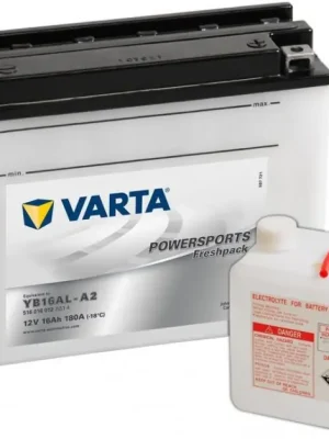 Značkový Motobaterie Varta Powersports Freshpack 12V, 16Ah, YB16AL-A2